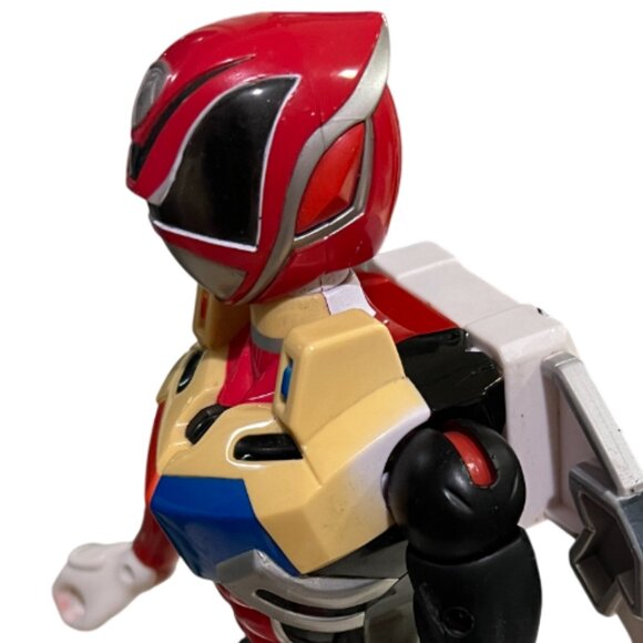 Power Rangers SPD Mighty Battlized Red Power Ranger Deluxe Action Figure - Picture 4 of 4